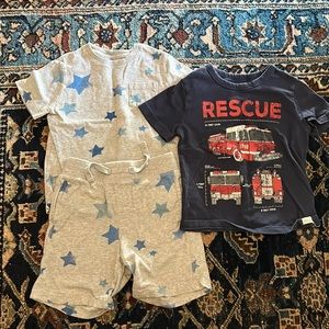 Gap Kids Tees and Shorts sz 3